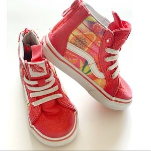 Toddler  Girl- Sk8 High Zip Vans